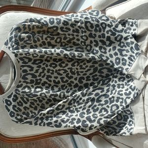 NWT - Cheetah Print Sweatshirt - XXL